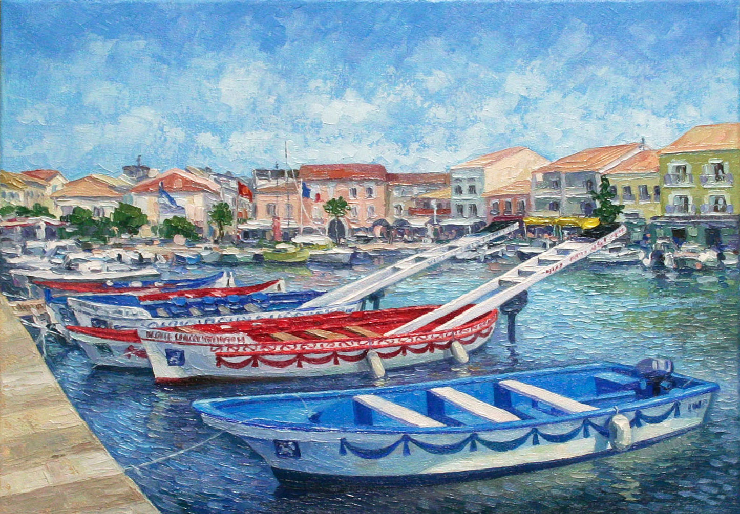 Custom oil painting from photo, impasto palette knife landscape art by Iryna Stakhiv. Personalized handmade artwork. 