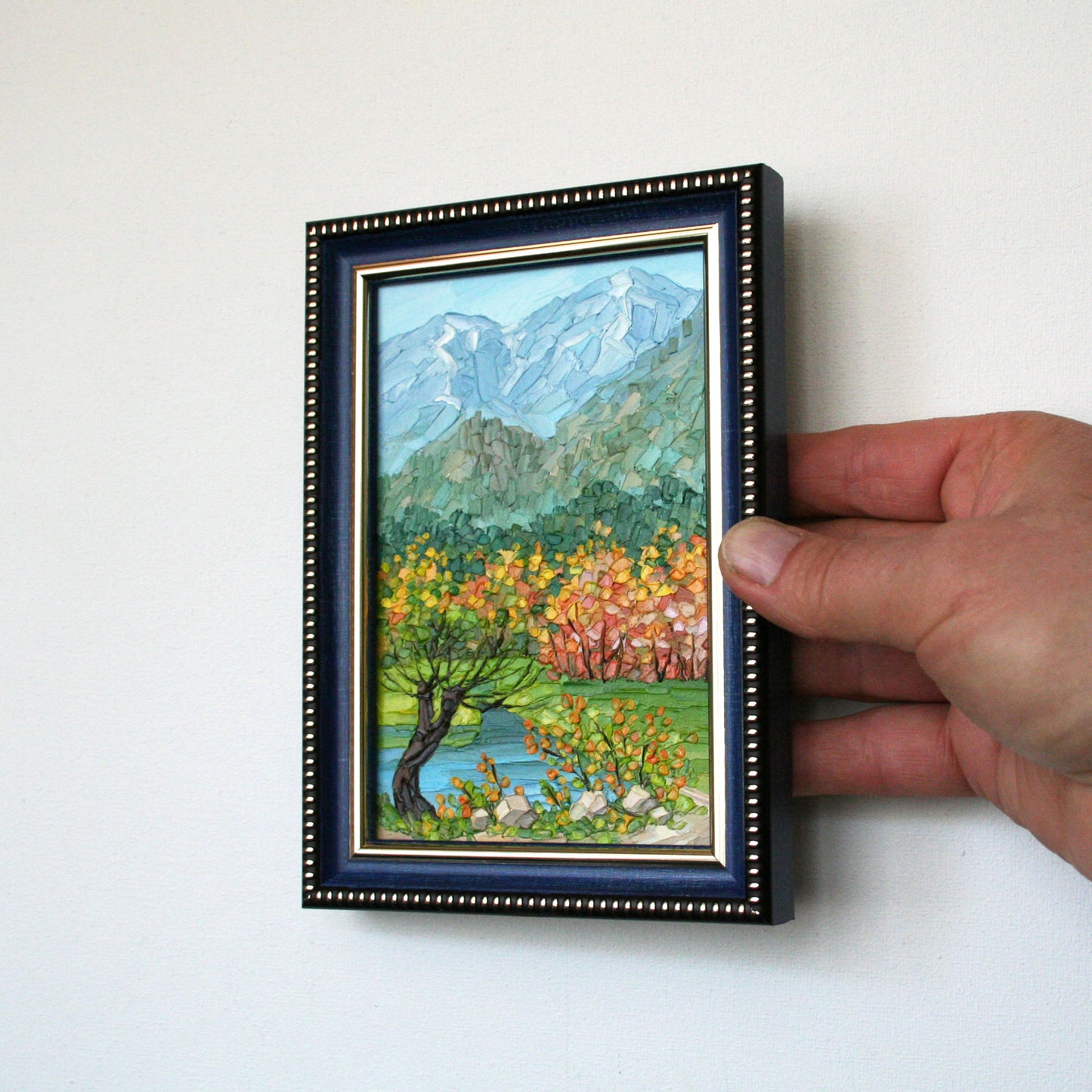 impasto landscape palette knife art