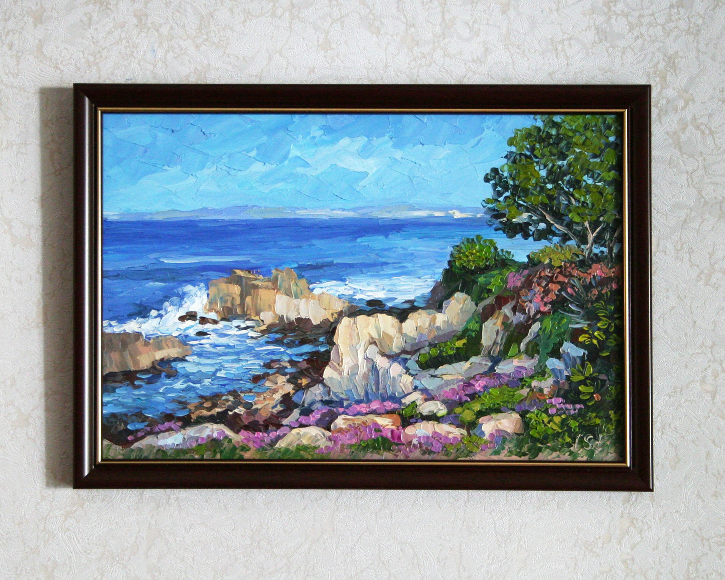 Custom Landscape Oil Painting from Photo: Impasto Palette Knife Commission by Iryna Stakhiv