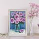 Framed rose painting 8x12 inches, small floral artwork for bedroom decor, cozy cottagecore wall art