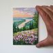 Miniature Painting 4x6 River Valley & Wildflowers Impasto Landscape Oil Art