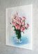 Gallery wrapped rose painting ready to hang, palette knife floral art 20x24 inches