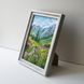 Glacier National Park art, palette knife painting, framed mini artwork