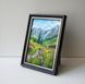 Glacier National Park tiny framed oil painting 13x18 cm, original mini art by Iryna Stakhiv
