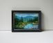 Mountain River Mini Oil Painting: California Landscape Original Art, Impasto, Palette Knife
