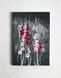 Gladiolus painting: dark academia decor, floral original canvas art, crimson burgundy flowers by Iryna Stakhiv